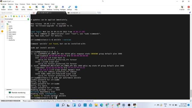 NCD1221H008 ANSIBLE TASK 2 SAITEJA 2022 01 26