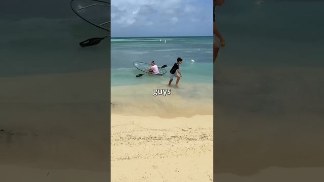 Going In A Crystal Kayak To Over Come Fear Of Ocean