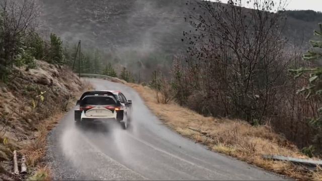 Toyota Yaris WRC -Rallye Monte-Carlo 2019 Tests - Kris Meeke/Sebastian Marshall - Day 2 (HD)