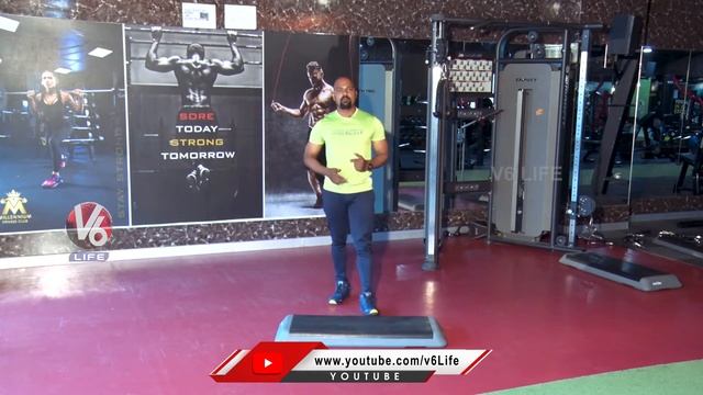 How To Use Aerobic Stepper In Workouts At Home | Fitness Trainer JP | V6 Life