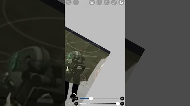 нарисовала зарожëного большого камера мена