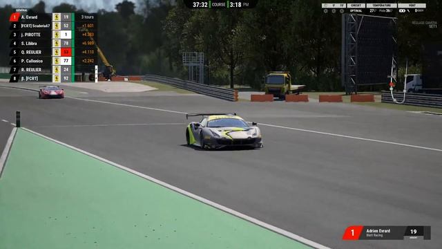 Première Course FCRT - Monza - Ferrari 488 GT3 - 21 Novembre 2020