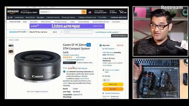 Canon EOS M50 Mark II + EF-M  Lens Options