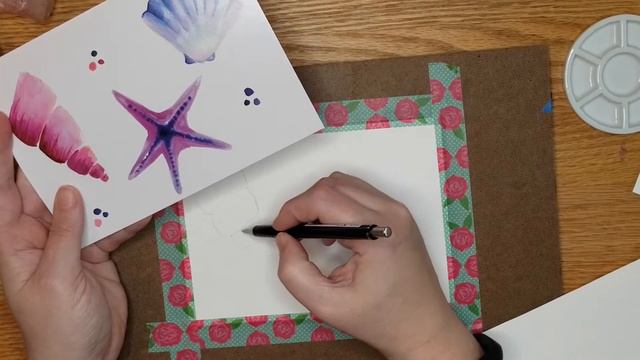 Let's Make Art! Watercolor Box| Unboxing & Trial Of The First Project! Tips Freebies! Try This Out!