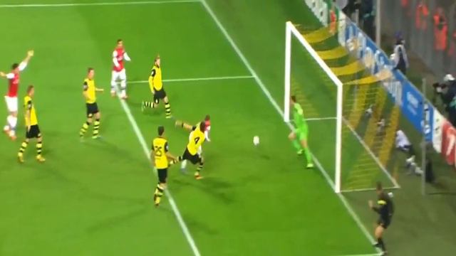 Borussia Dortmund Vs Arsenal 0-1 Aaron Ramsey Goal 6.11.2013
