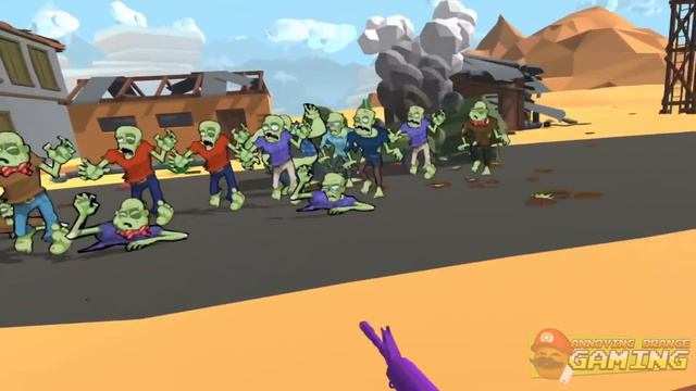 Midget Apple Plays - Zombie Training Simulator (VR) HTC Vive