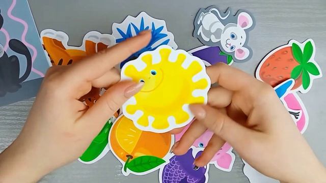 Пластик на липучках Первые цвета видео-распаковка  Игры и игрушки серии 10KOR PLASTIC