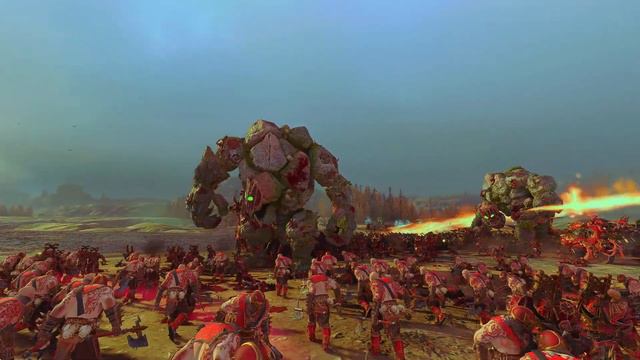 EFFICIENT FIRE SUPPORT | Khorne VS Greenskins - Total War WARHAMMER 3 | FIRESupport | 2.5K