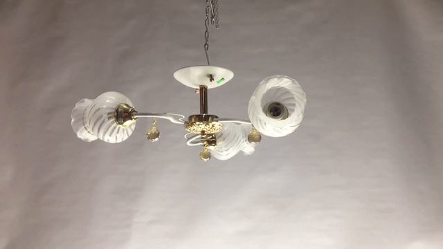 Люстра (светильник потолочный 50574/3FGD+WT WT  E27 (арт ЭС00247)!