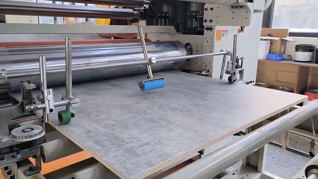PUR Lamination Line For Class-fibr Board To Laminate HPL Sheet