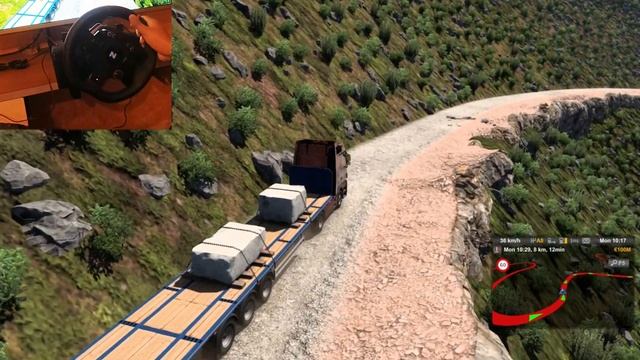 Ets2 1.49 Dangerous Cliff-edged Roads Map Mods #ets2 #simulator #promods