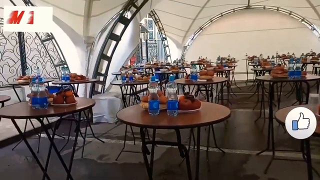 Московская соборная мечеть Ифтар в пятницу