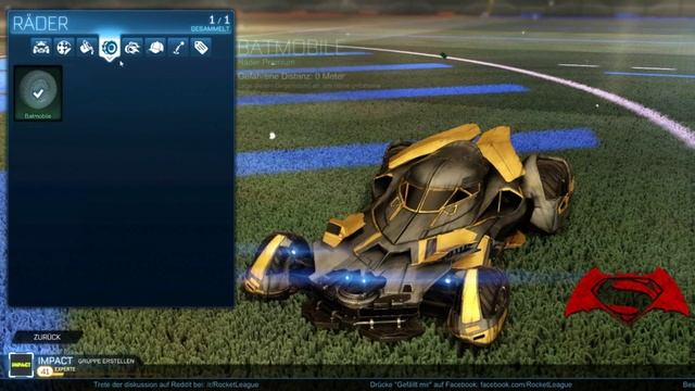 Rocket League - Batman V Superman: Dawn Of Justice Car DLC Pack