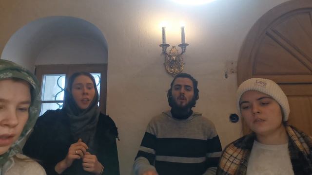 Окончание Литургии: Видихом Свет истинный... Да исполнятся уста наша... Буди Имя Господне...