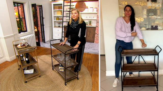 Tidy & Co. Collapsible 3-Tier Multi-Purpose Storage Cart On QVC