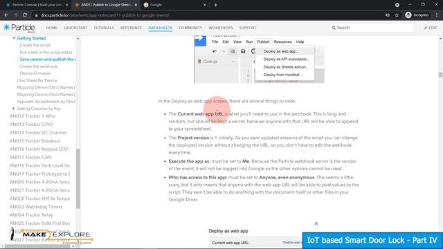 [Part - 4]  IoT Based Smart Door Lock  -  Webhooks Configuration