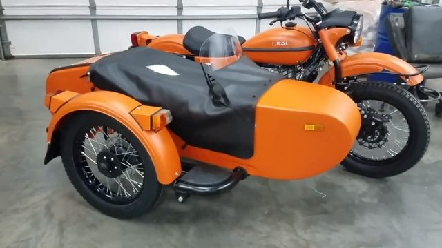 2021 Ural CT Sidecar Motorcycle Outback Orange
