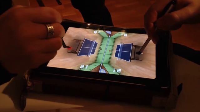 Ping Pong With Rackets On IPad