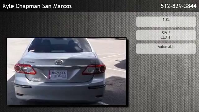 2011 Toyota Corolla CLOTH-CD-AUX-GAS SAVER  - Maxwell