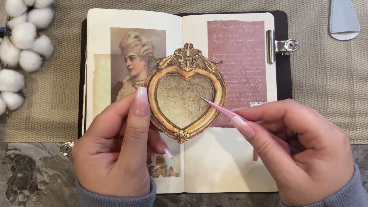 | Royal Dynasty | ASMR For Sleep | Vintage Journaling | No Talking | Decoration | Relaxation 39