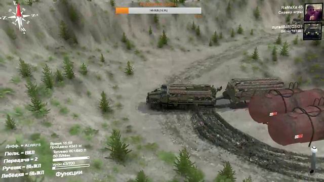 Карта B1 версия VK для SpinTires v03.03.16