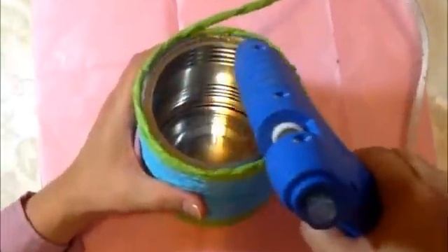 How To Make Recycle Pen-Pencil Holder With Used Can