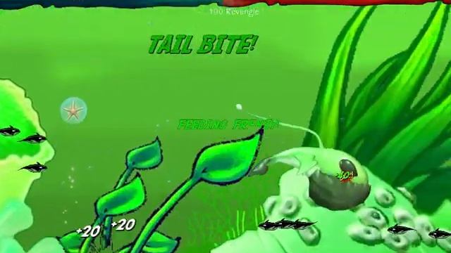 Feeding Frenzy 2 Colorful World Final Ep. Green Lemon Reef (Alien Fish VS. Butterfly Fish)