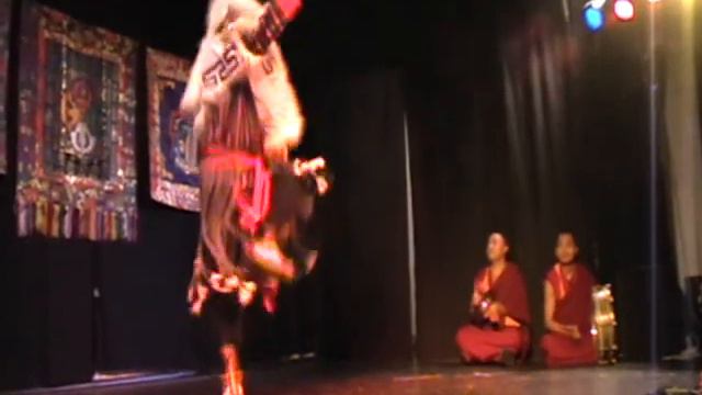 Tibetan Buddhist Monks Traditional Good Luck Dance
