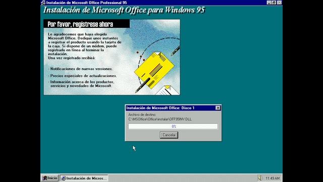 Instalación De Microsoft Office 95 Professional (en Español) - Tutorial