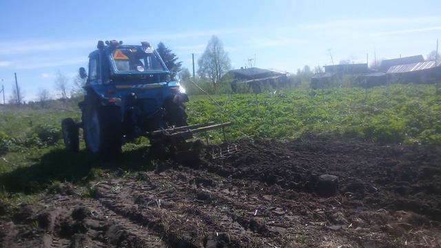 МТЗ-82 и плуг ПЛН  2-25 🚜🚜🚜