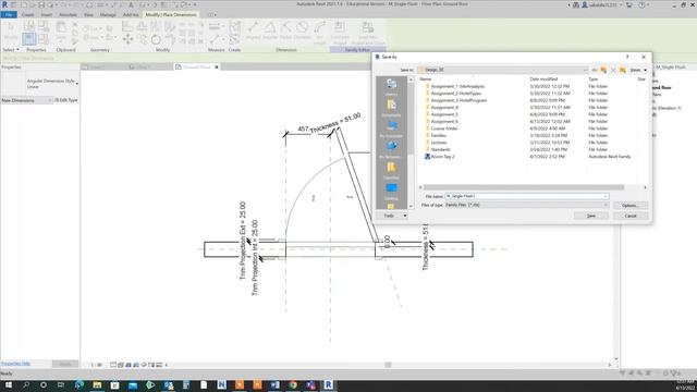 Revit 2021 - Align Door Opening To A Tilted Wall