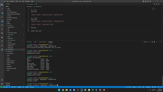 2.8 - Kubernetes Namespaces