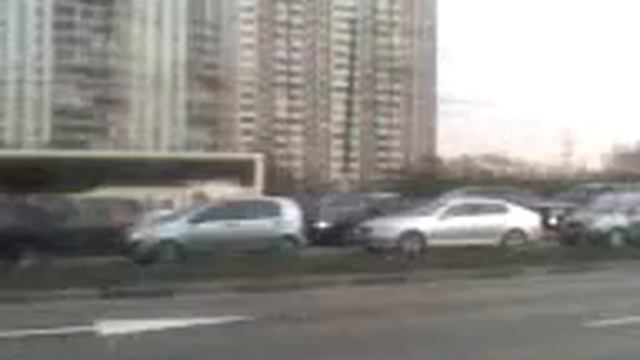 Москва.Каширское шоссе.пробка