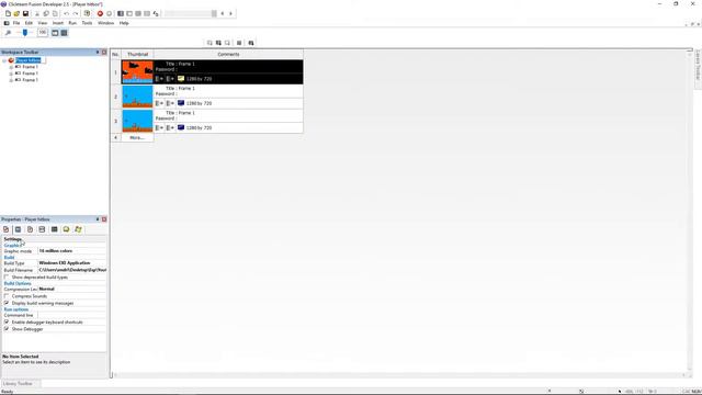 Fast Help - Basic Full Screen - Clickteam Fusion