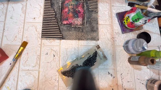 Tutorial For Mix Media Art / Learn With Timcrafty