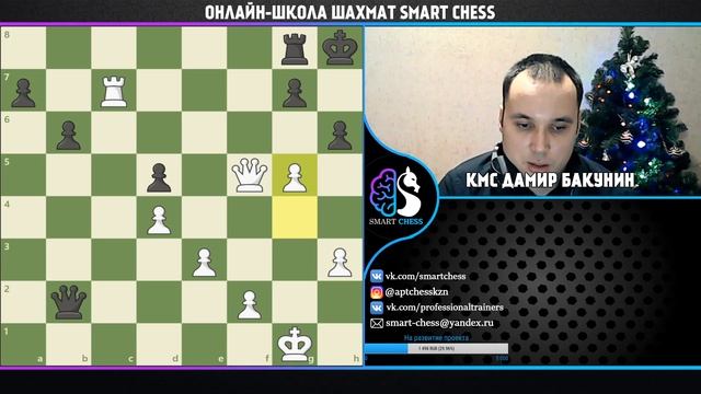 Шахматы / Открытая линия / Школа шахмат Smart Chess / КМС Дамир Бакунин