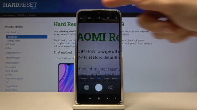 XIAOMI Redmi 9 And Camera App – Manage Aspect Ratio In Camera Main Settings