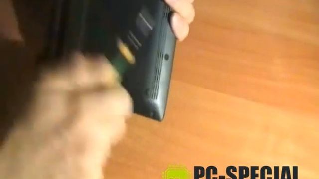 Разборка и чистка нетбука Этап1