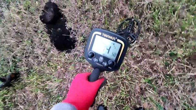 Поиск монет. Десять медных монет на китайский металлоискатель TX-850. Находки в поле на ТХ850