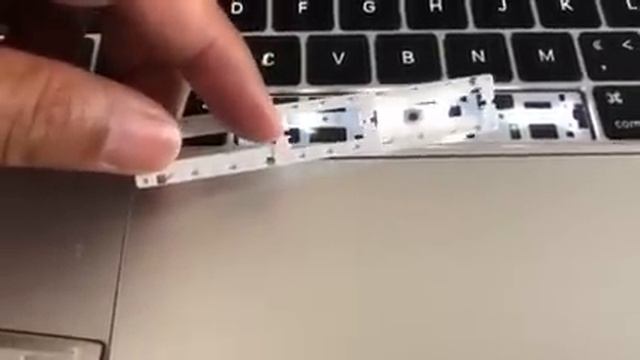 If You Broke Your 2017 MacBook Pro Keyboard Sticking Spacebar. Update: Repair From Apple In Notes.