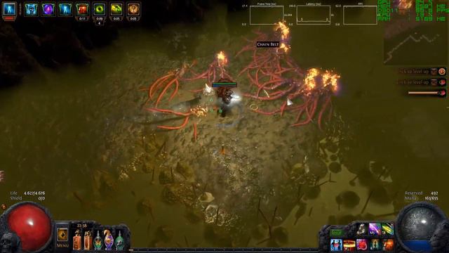 Path Of Exile 2.6 DX11 FPS  CPU/GPU/MEM Load LA/TS Ranger