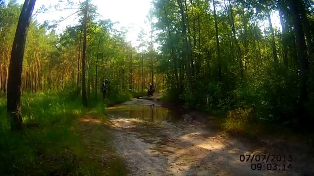 Эндуро-рейд  по лесам Полесcья.