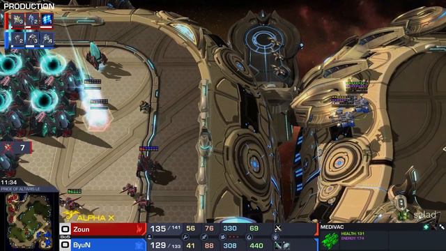 StarCraft 2 - BYUN Vs ZOUN! - Alpha X X-mas/New Year's Tournament
