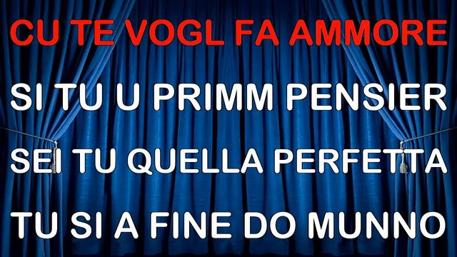 Angelo Famao - Tu si a fine do munno CORI KARAOKE MM fair use