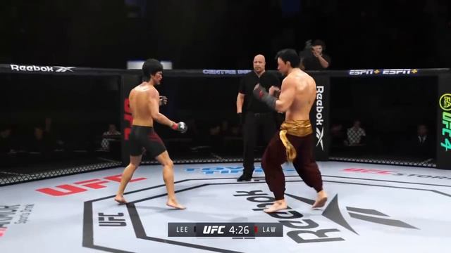 UFC4 Bruce Lee Vs Marshall Law Tekken (EA SPORTS UFC 4)