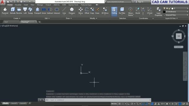 AutoCAD 2018 Tutorial For Beginners   40  HOW TO MAKE PYRAMID IN AUTOCAD#