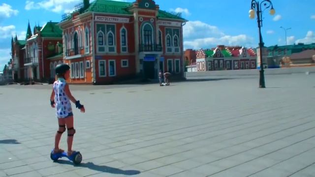 VLOG: батутный центр / Юля-паркур / гироскутер