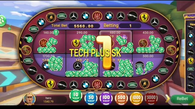 Car Roulette Live Game Play Trick Work On Teen Patti Fun