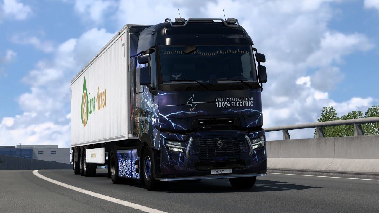 [ETS 2] New Renault Trucks E-Tech_Open Cargo Cruise