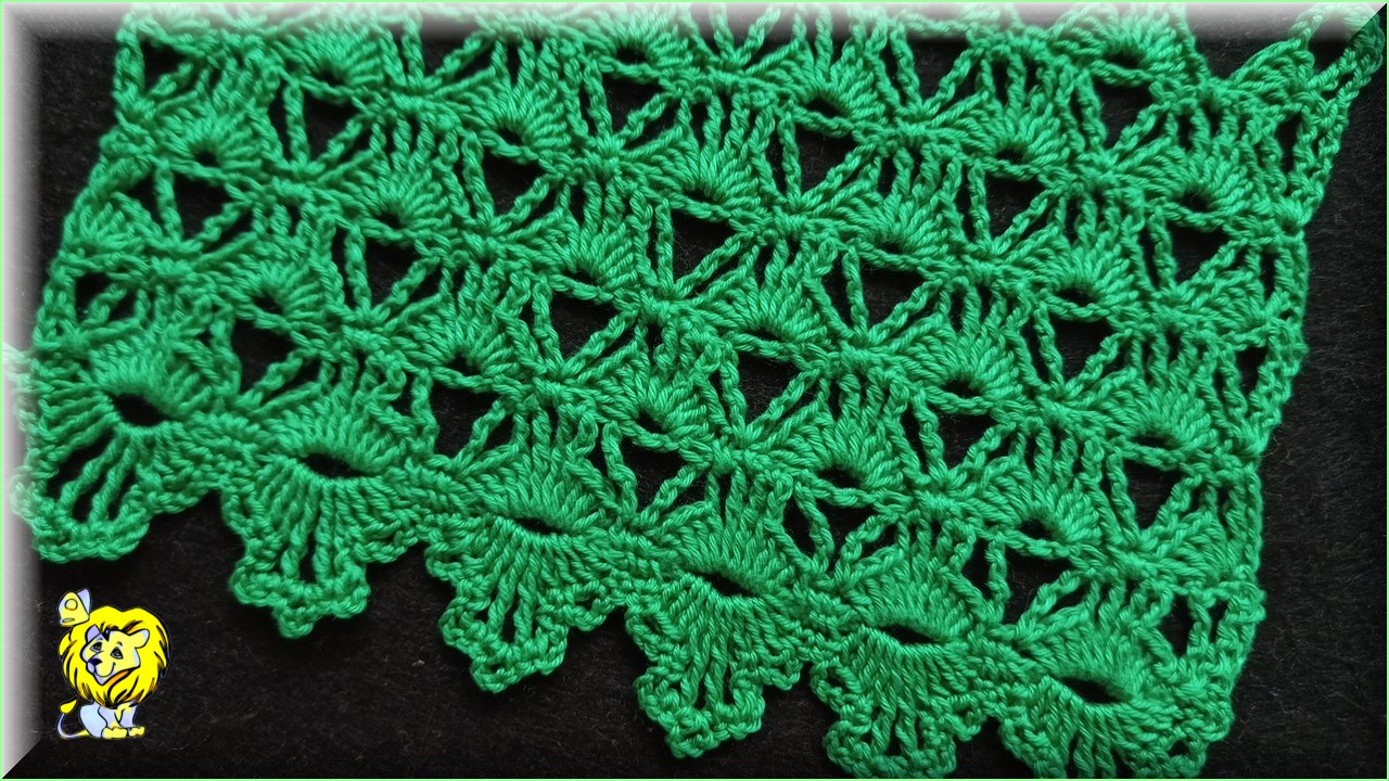 Интересный узор крючком